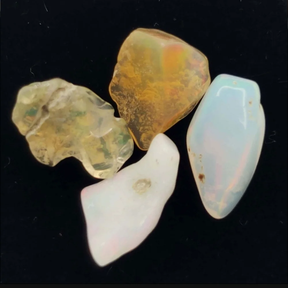 5.50 Ct Natural Ethiopian Fire Opal Rough - Picture 2 of 2